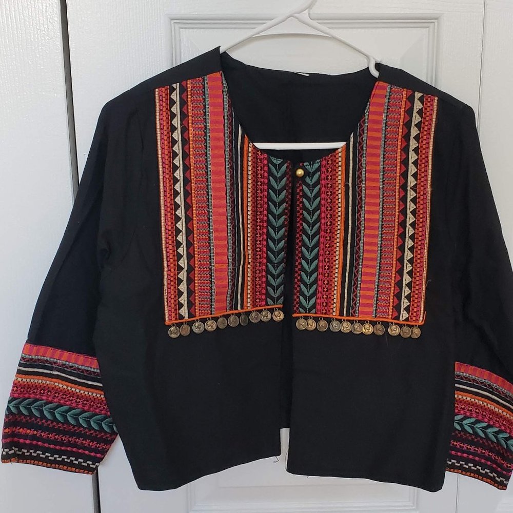 Black Embroidered Jacket